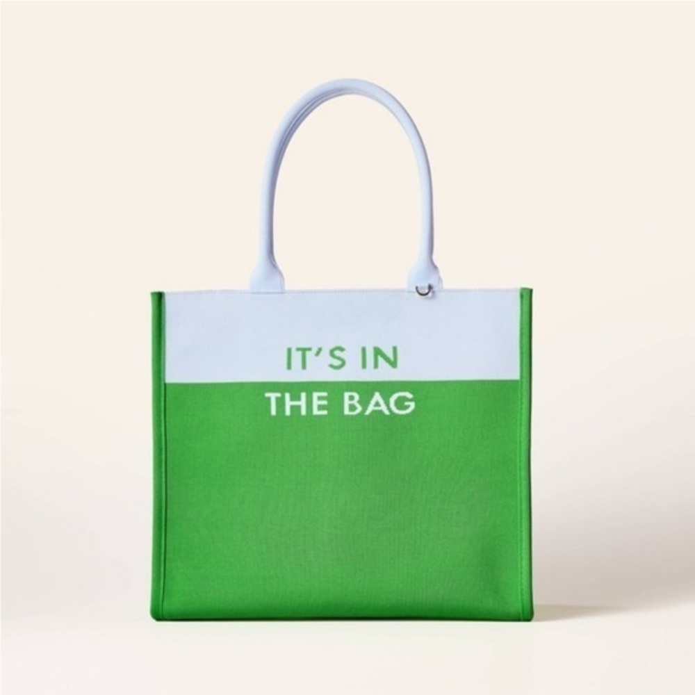 Kate Spade x Target Colorblock. Knit Tote Bag Green/Blue